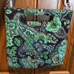 BRAND NEW VERA BRADLEY Rhythm & Blues satchel has a shoulder strap or just carry